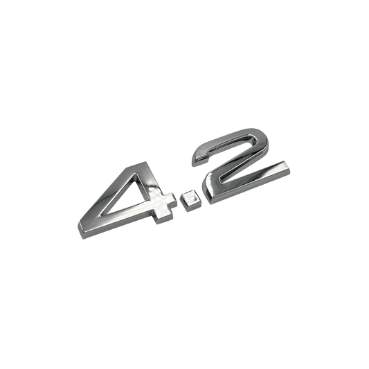 Audi "4.2" Chrome Rear Emblem