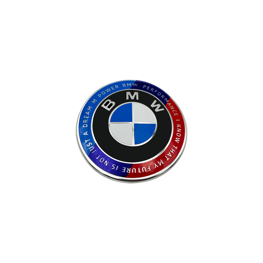 BMW Rear logo Black &amp; White 70mm 