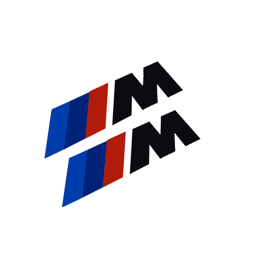 2 pcs. BMW M-Sport Brake caliper stickers Black