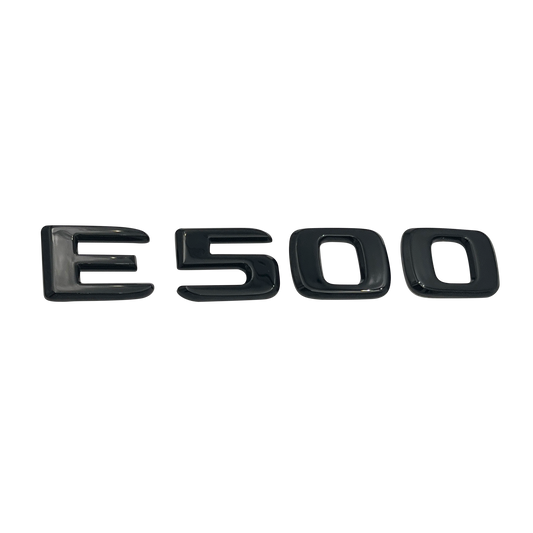 Black Mercedes E500 Emblem