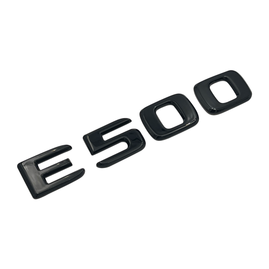 Black Mercedes E500 Emblem