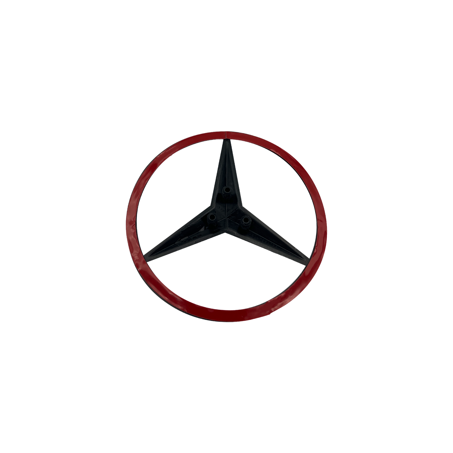 Mercedes Rear Star Logo Black 82mm 