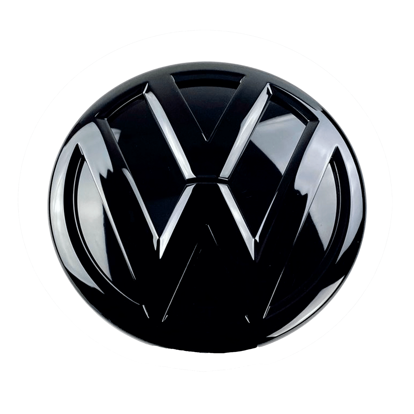 VW Golf 6 rear logo Black 