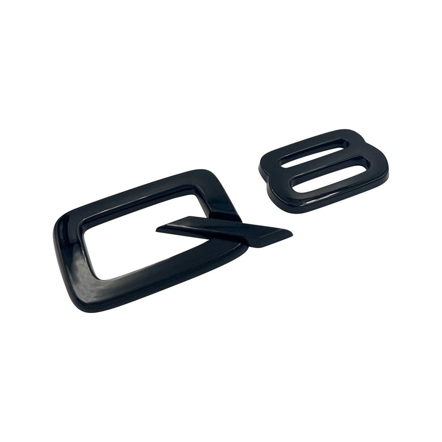 Black Audi Q8 Emblem Badge 