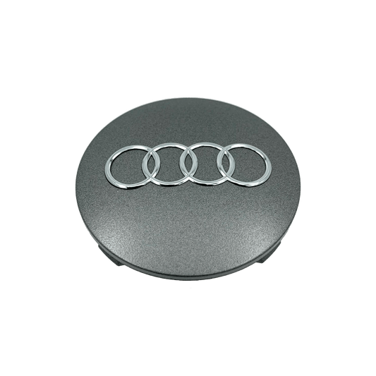 4 Stk. Chrome Audi Centerkapsler Sæt - Driverse - Centerkapsler - Driverse - Driverse - AD-OG-CK-CH-60 - 60mm - Chrome - -
