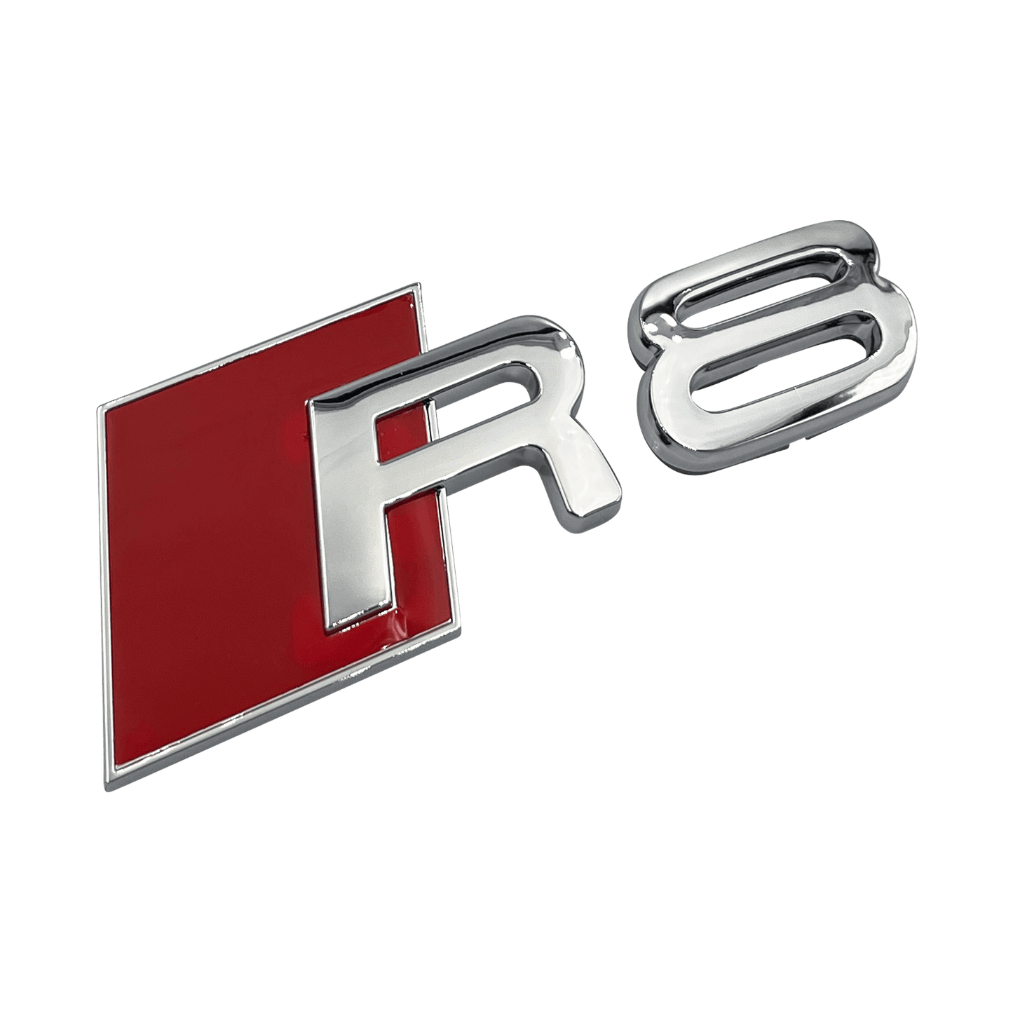Chrome Audi R8 Rear Emblem Badge 