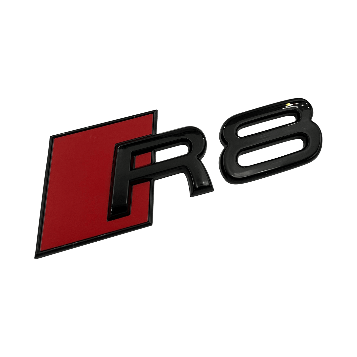 Black Audi R8 Rear Emblem Badge 
