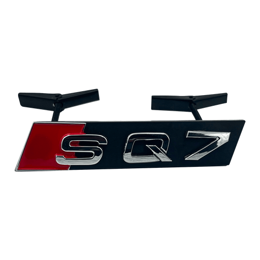 Chrome Audi SQ7 Front Emblem Badge 