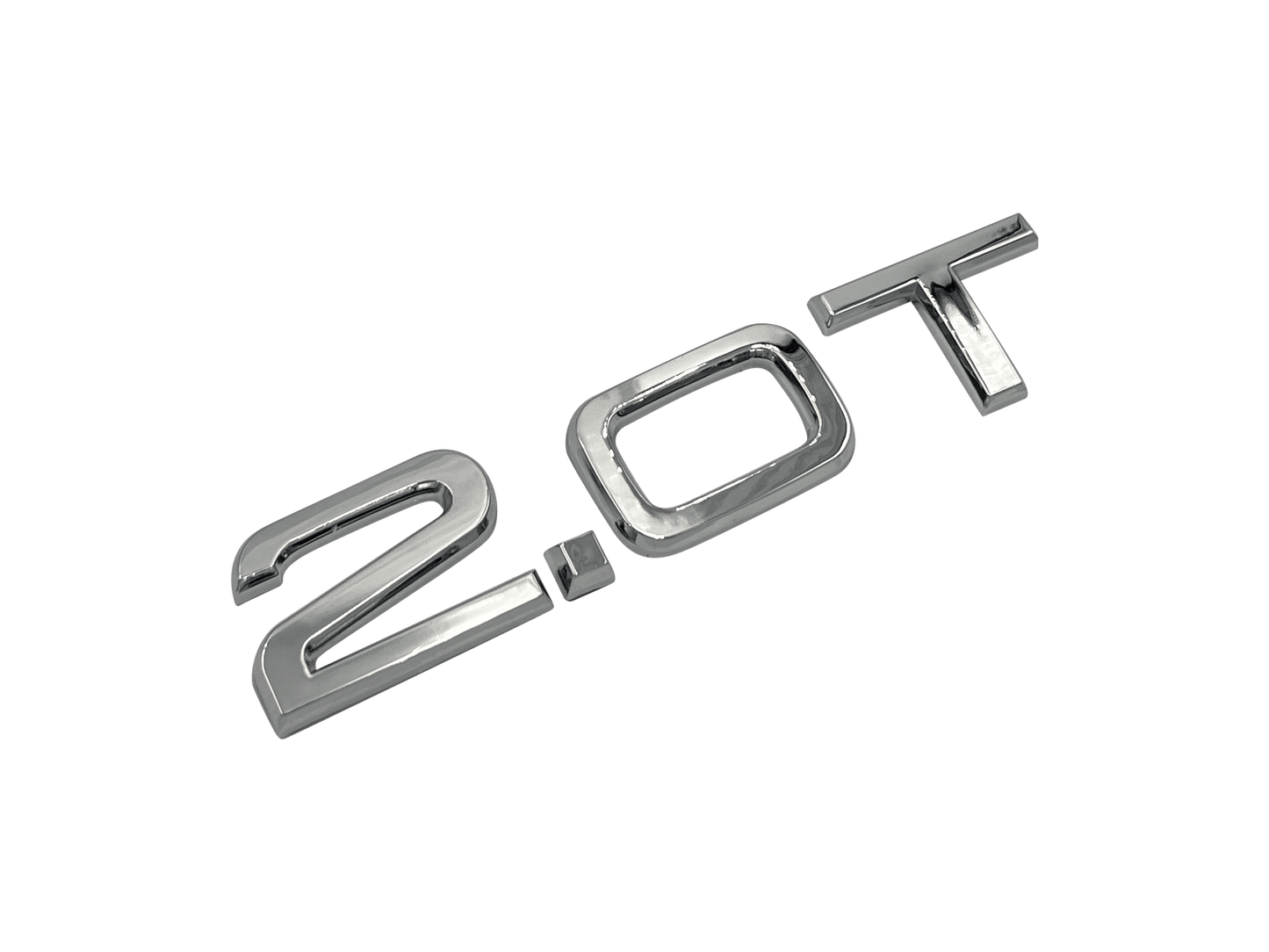 Audi "2.0T" Chrome Rear Emblem