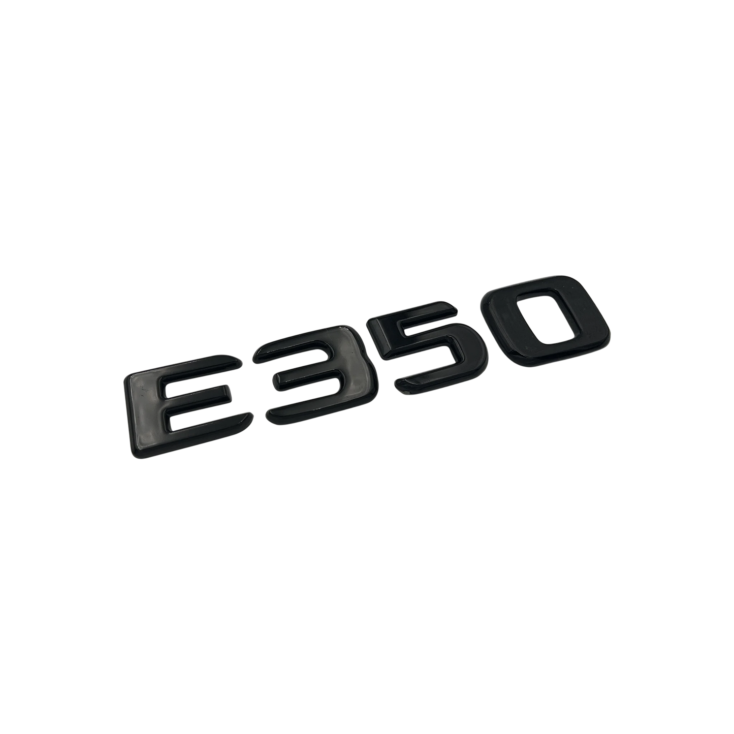 Black Mercedes E350 Emblem Badge 