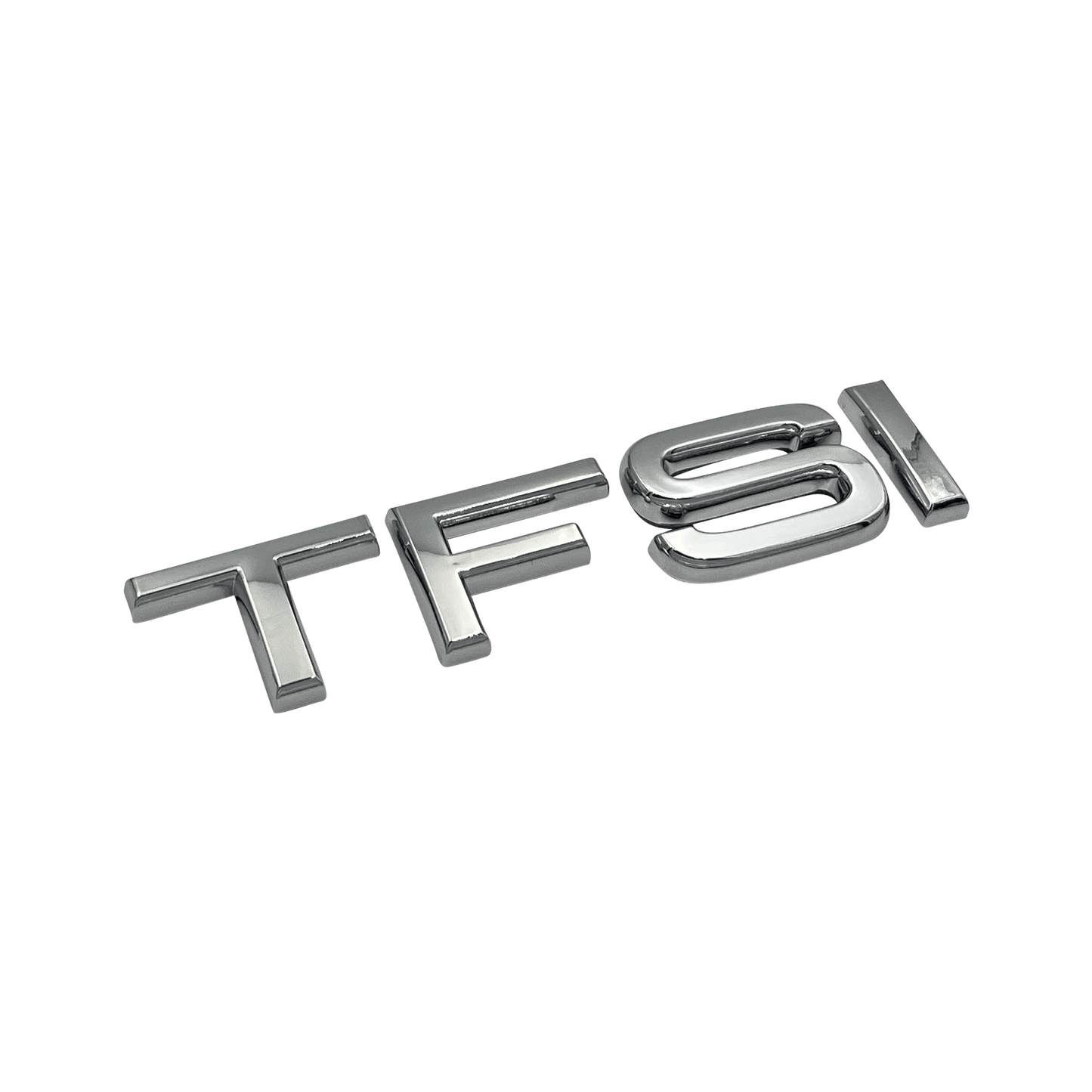 Chrome Audi TFSI Rear Emblem Badge 