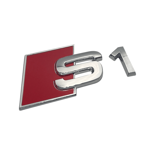 Chrome Audi S1 ​​Rear Emblem Badge 
