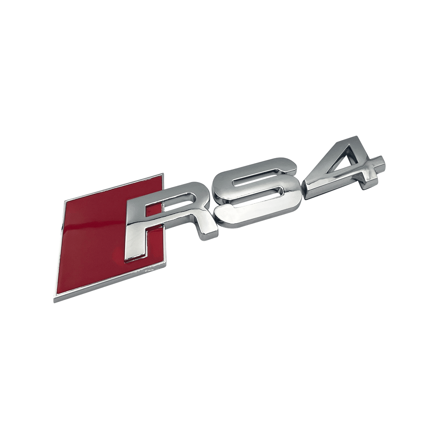Chrome Audi RS4 Rear Emblem Badge