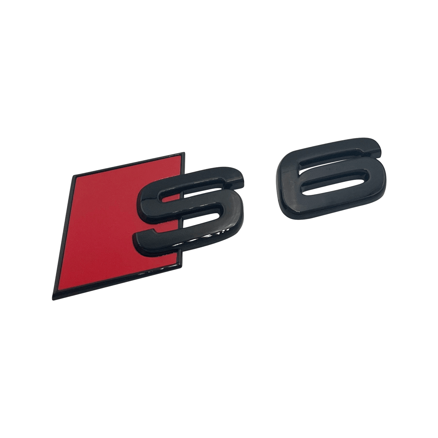 Black Audi S6 Rear Emblem Badge 