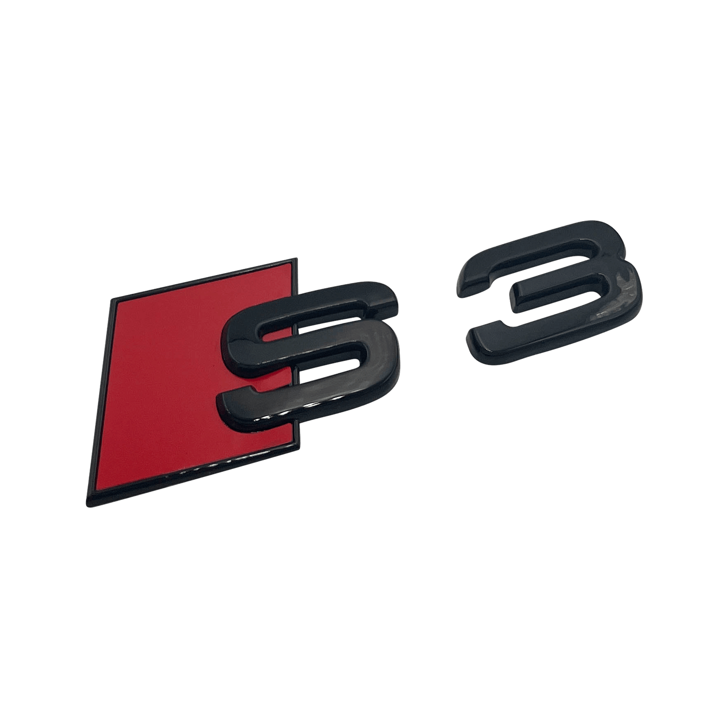 Black Audi S3 Rear Emblem Badge 