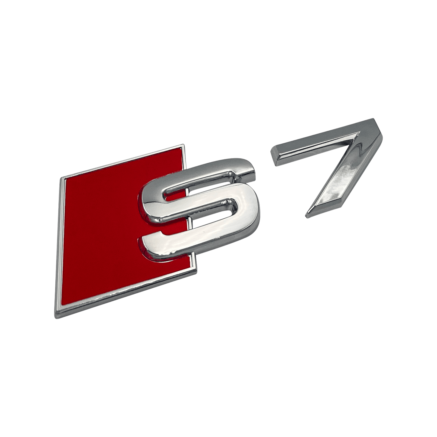 Chrome Audi S7 Rear Emblem Badge 