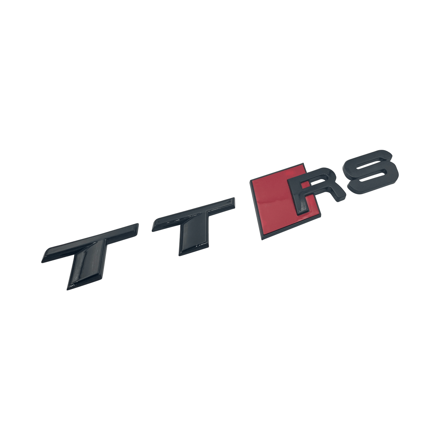 Black Audi TTRS Rear Emblem Badge 