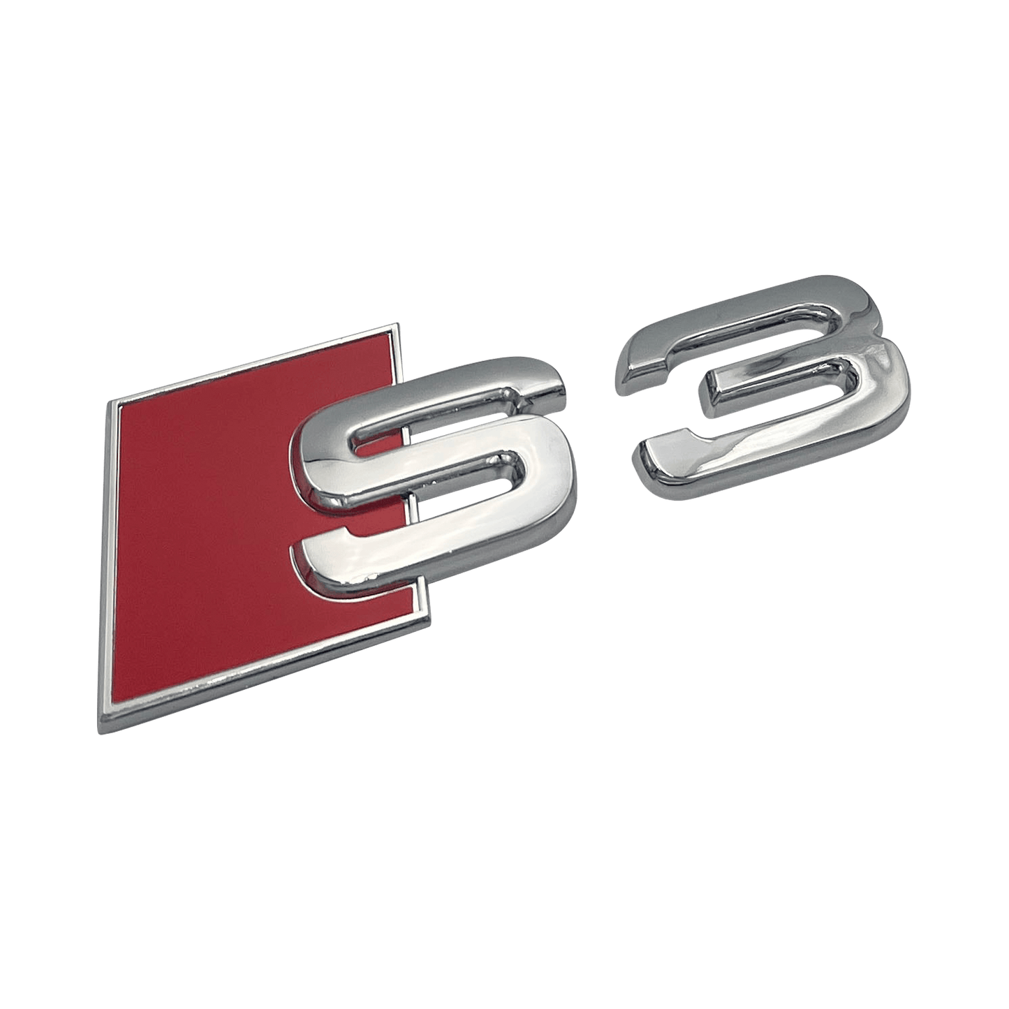 Chrome Audi S3 Rear Emblem Badge 
