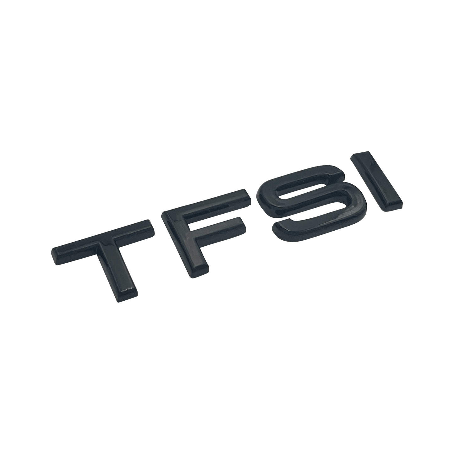 Black Audi TFSI Rear Emblem Badge 