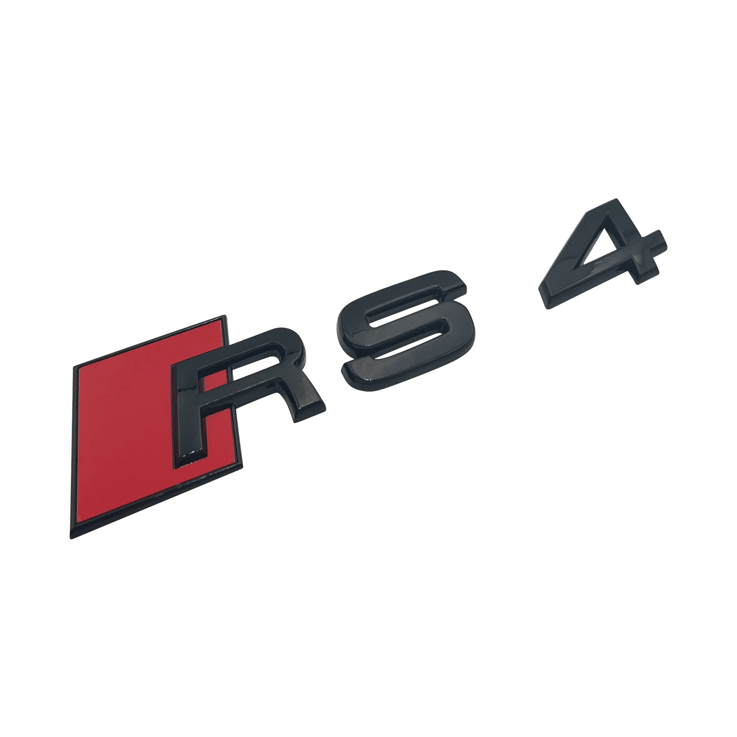 Black Audi RS4 Rear Emblem Badge 
