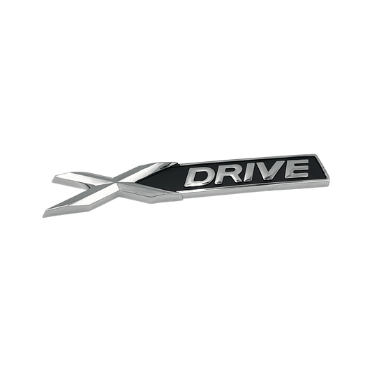 Chrome BMW X-Drive Rear Emblem Badge 