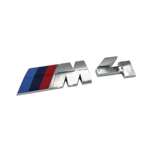 Chrome BMW M4 Rear Emblem 