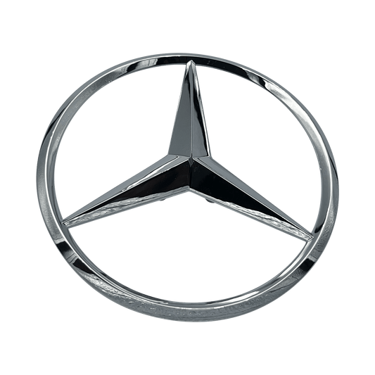 Mercedes Rear Star Logo Chrome 82mm 