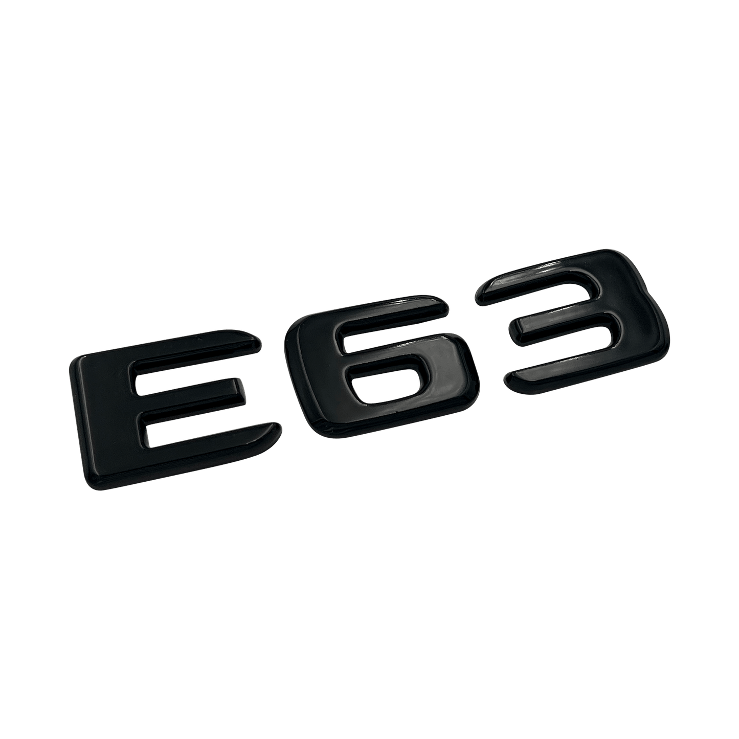 Black Mercedes E63 Emblem Badge 