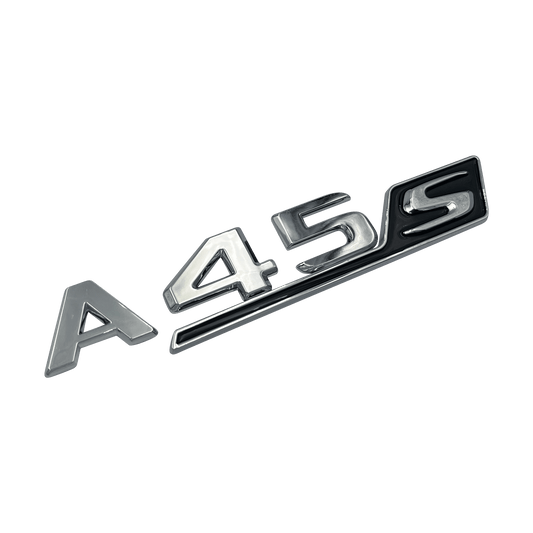 Chrome Mercedes A45s Rear Emblem