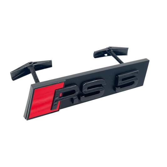 Black Audi RS5 Front Emblem Badge 
