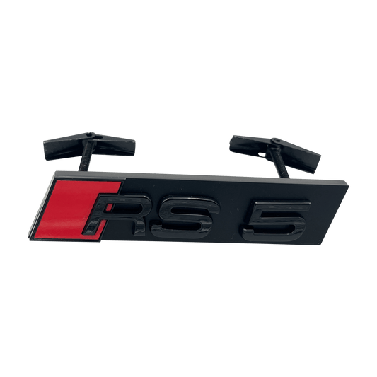 Black Audi RS5 Front Emblem Badge 