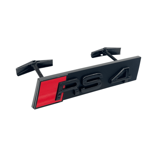 Black Audi RS4 Front Emblem Badge 