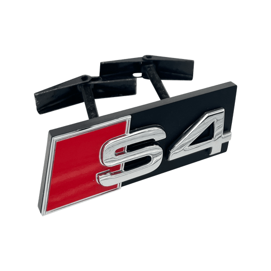 Chrome Audi S4 Front Emblem Badge 