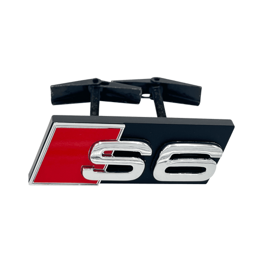Chrome Audi S6 Front Emblem Badge 