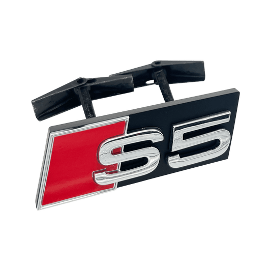 Chrome Audi S5 Front Emblem Badge 