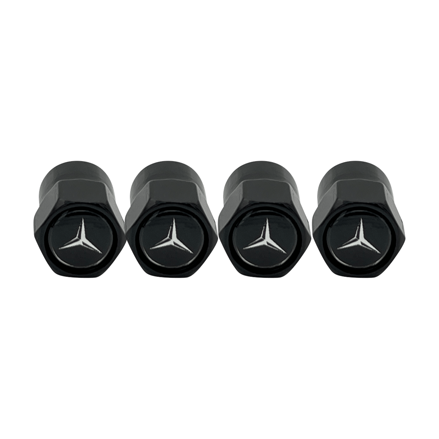 4 pieces. Mercedes Benz Valve Caps 