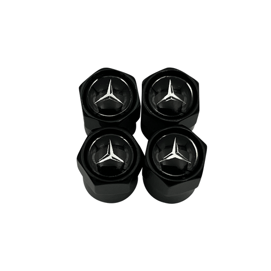 4 pieces. Mercedes Benz Valve Caps 