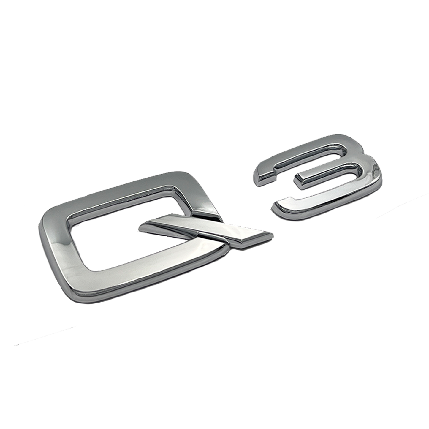 Chrome Audi Q3 Emblem Badge 