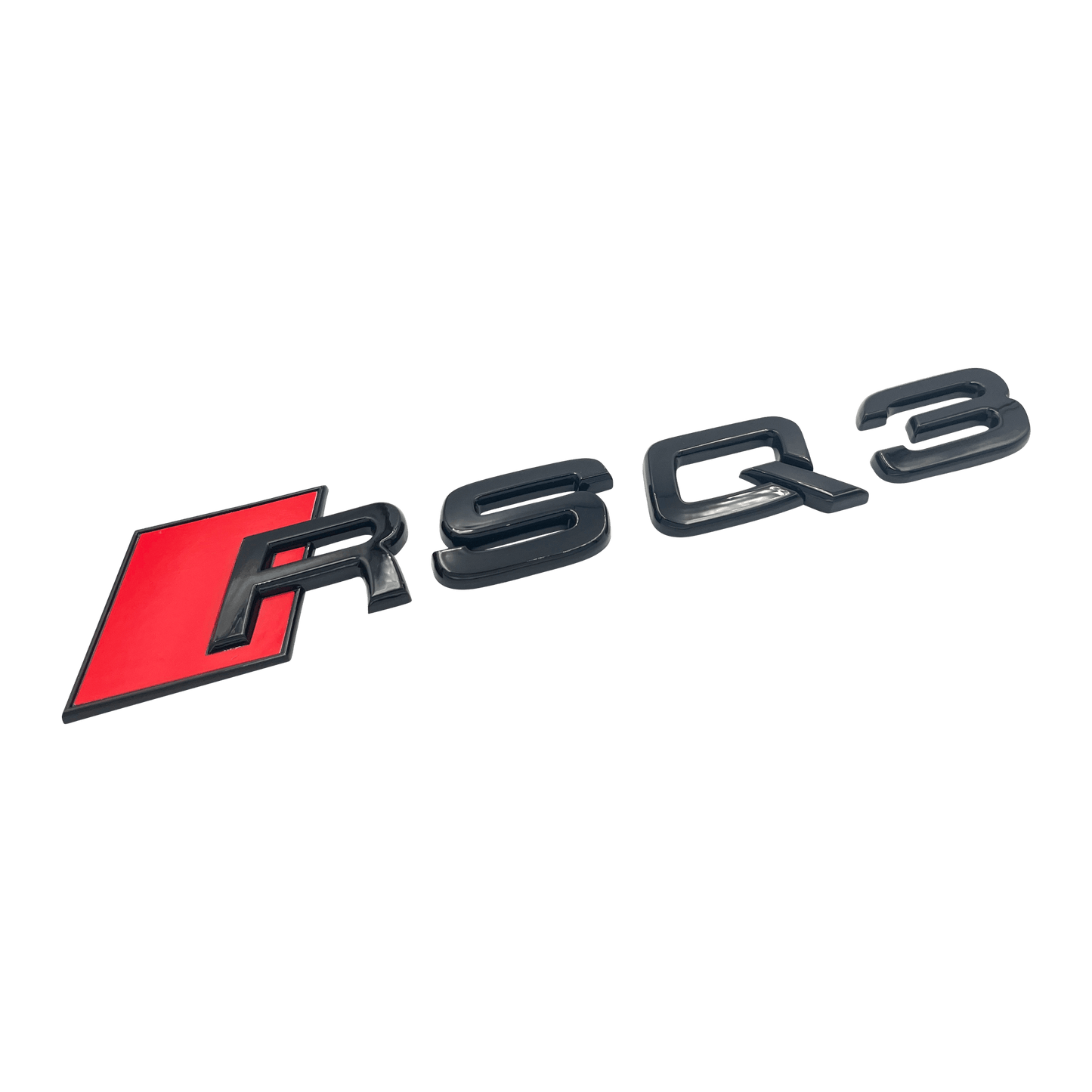 Black Audi RSQ3 Rear Emblem Badge 