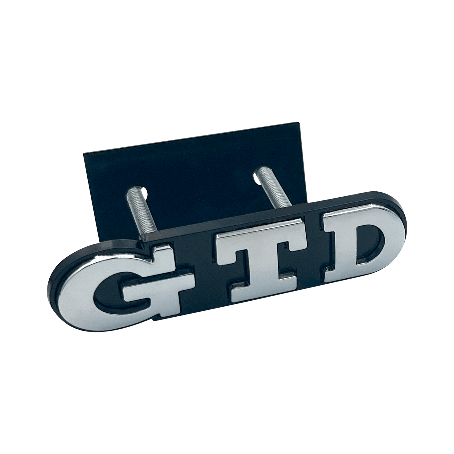 Chrome VW GTD Front Emblem Badge 