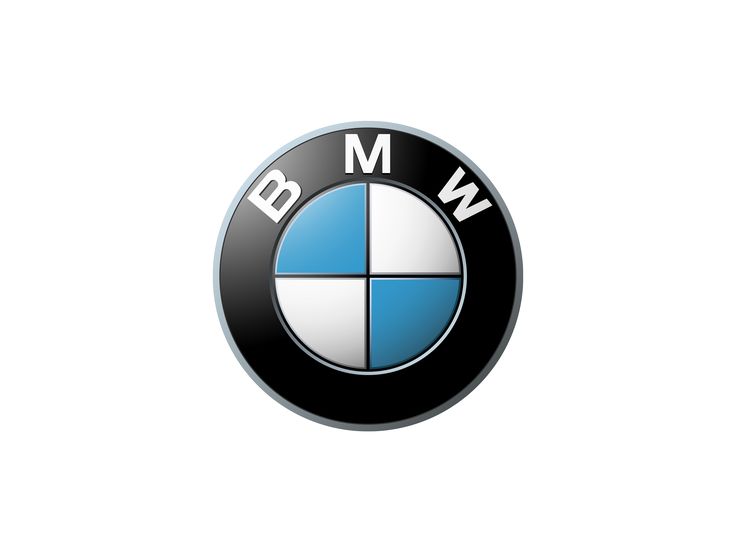 BMW Rear logo Blue &amp; White 70mm 