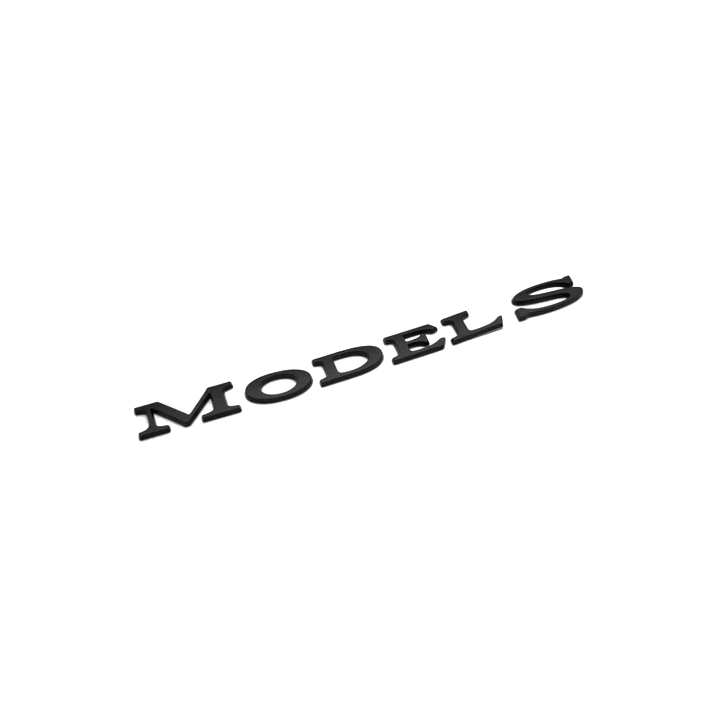 Black Tesla Model S Rear Emblem Badge 